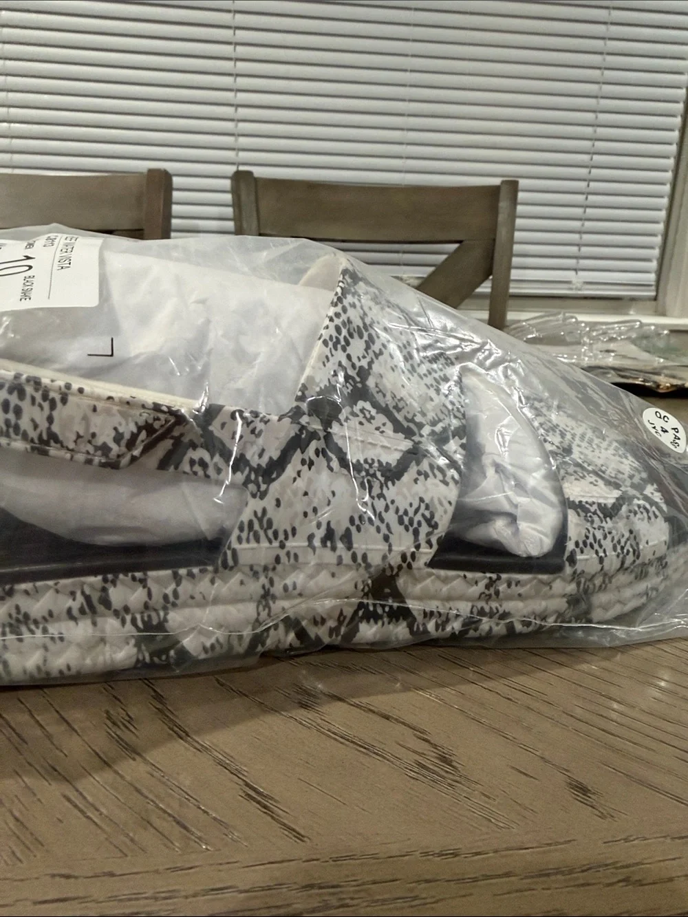 Printed Gray and White Home Accent Throw - Unbranded